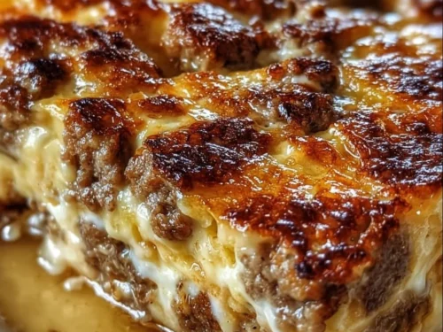 Delicious Pancake Sausage Casserole baked to perfection