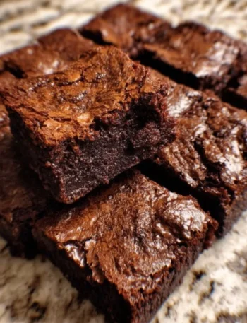 Delicious brownies made from the best brownie recipe, chocolatey and fudgy.