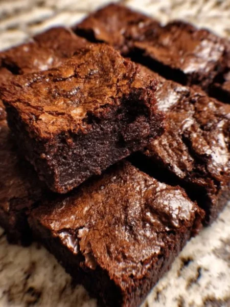Delicious brownies made from the best brownie recipe, chocolatey and fudgy.