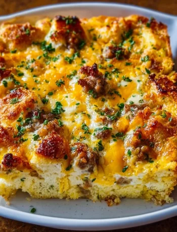 Cozy Christmas Breakfast Casserole recipe from Martha Stewart for holiday brunch