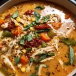 A hearty bowl of fall Crockpot Soup ready for warming meals.