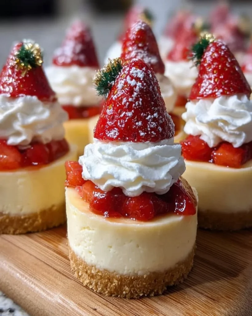Gnome Mini Cheesecakes, a fun and delicious dessert idea