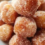 Healthy air fryer churro bites, crispy and delicious dessert treats.