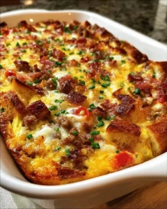 Delicious Ina Garten breakfast casserole made for a perfect brunch
