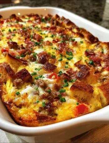 Delicious Ina Garten breakfast casserole made for a perfect brunch
