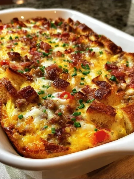 Delicious Ina Garten breakfast casserole made for a perfect brunch