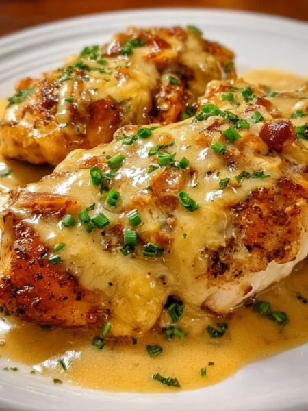 Texas Roadhouse Smothered Chicken topped with Jack Cheese