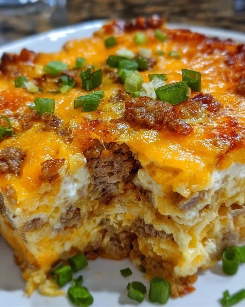 Ultimate overnight breakfast casserole with eggs, cheese, and veggies