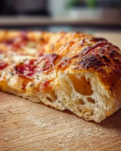 Artisan pizza dough recipe for crispy and chewy crust