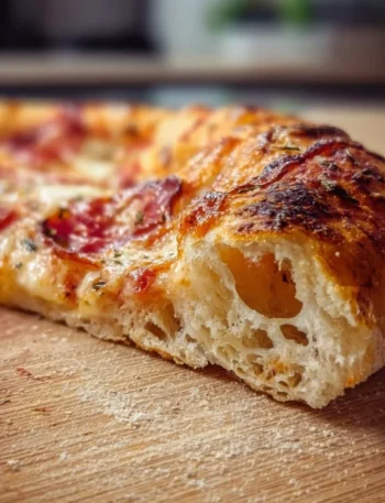 Artisan pizza dough recipe for crispy and chewy crust