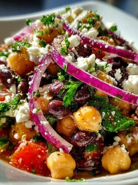 Delicious Divorce Salad prepared with fresh ingredients for a burst of flavor.