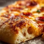 Quick Rise Pizza Dough ready for baking, perfect for homemade pizza.